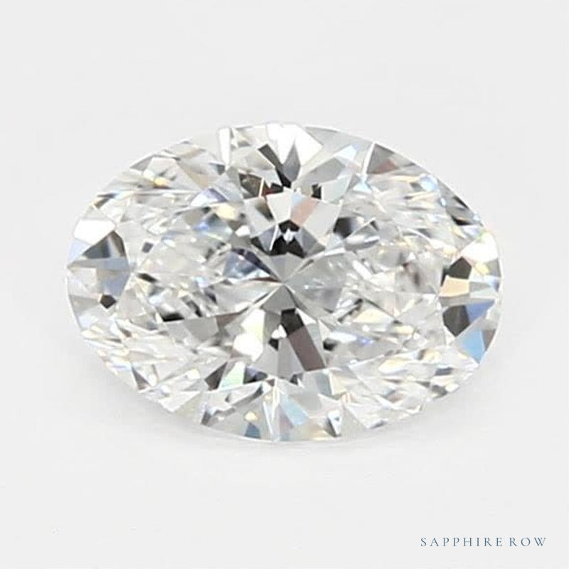 0.57 ct lab-grown diamond, oval cut | Sapphire Row · cut7