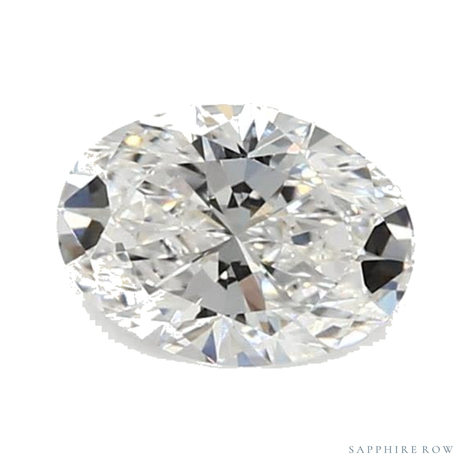0.57 ct lab-grown diamond, oval cut | Sapphire Row · cut4