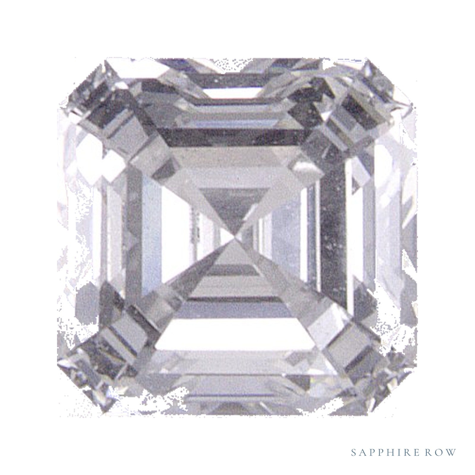 0.56 ct lab-grown diamond, asscher cut | Sapphire Row · cut4