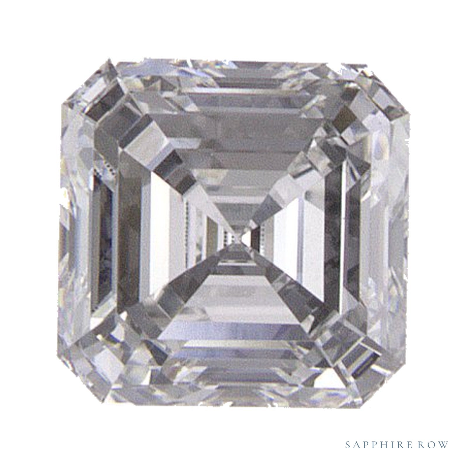 0.56 ct lab-grown diamond, asscher cut | Sapphire Row · cut4