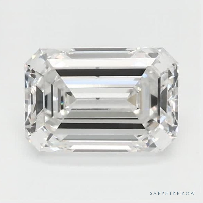 0.56 ct lab-grown diamond, emerald cut | Sapphire Row · cut6