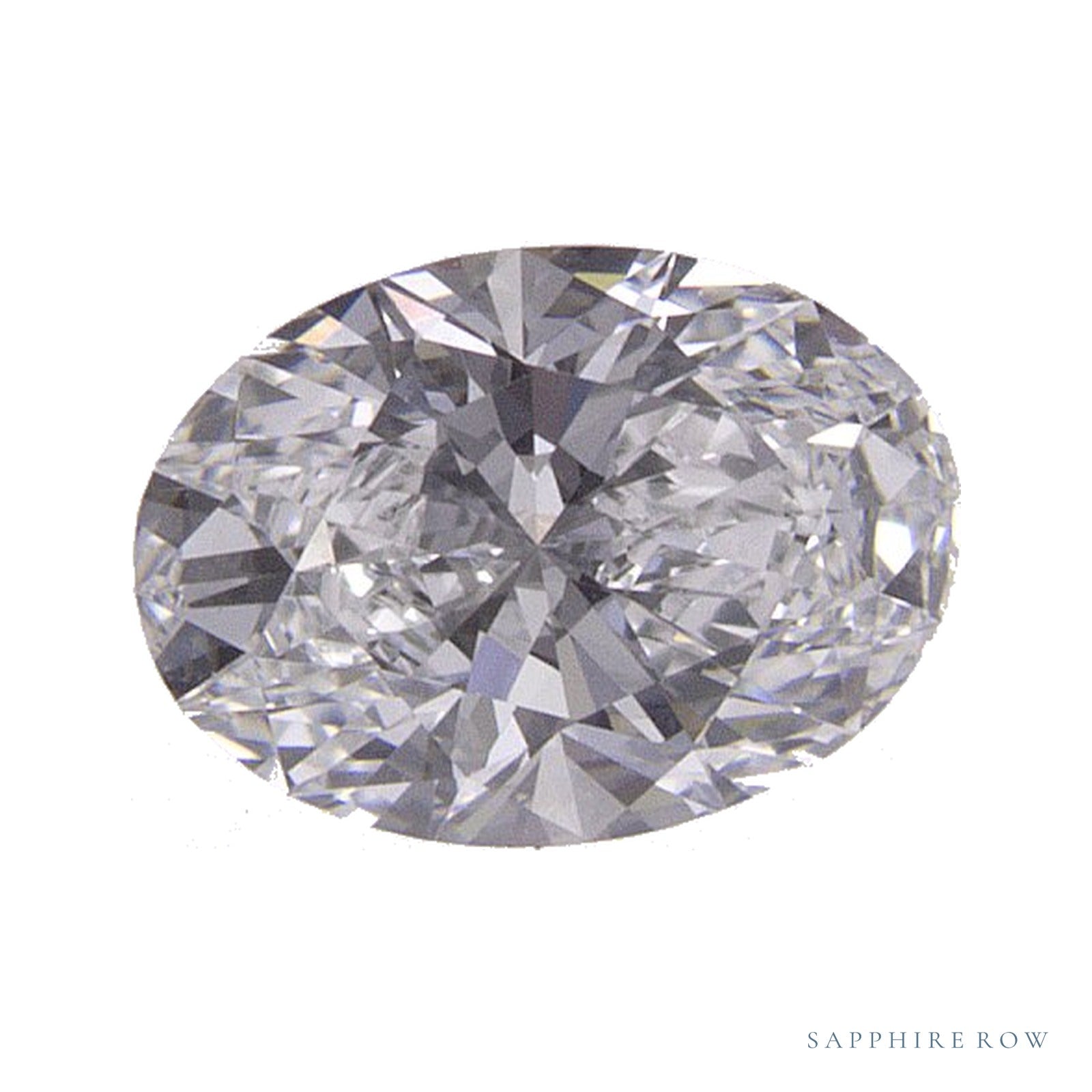 0.56 ct lab-grown diamond, oval cut | Sapphire Row · cut4