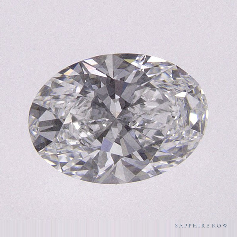 0.56 ct lab-grown diamond, oval cut | Sapphire Row · cut7
