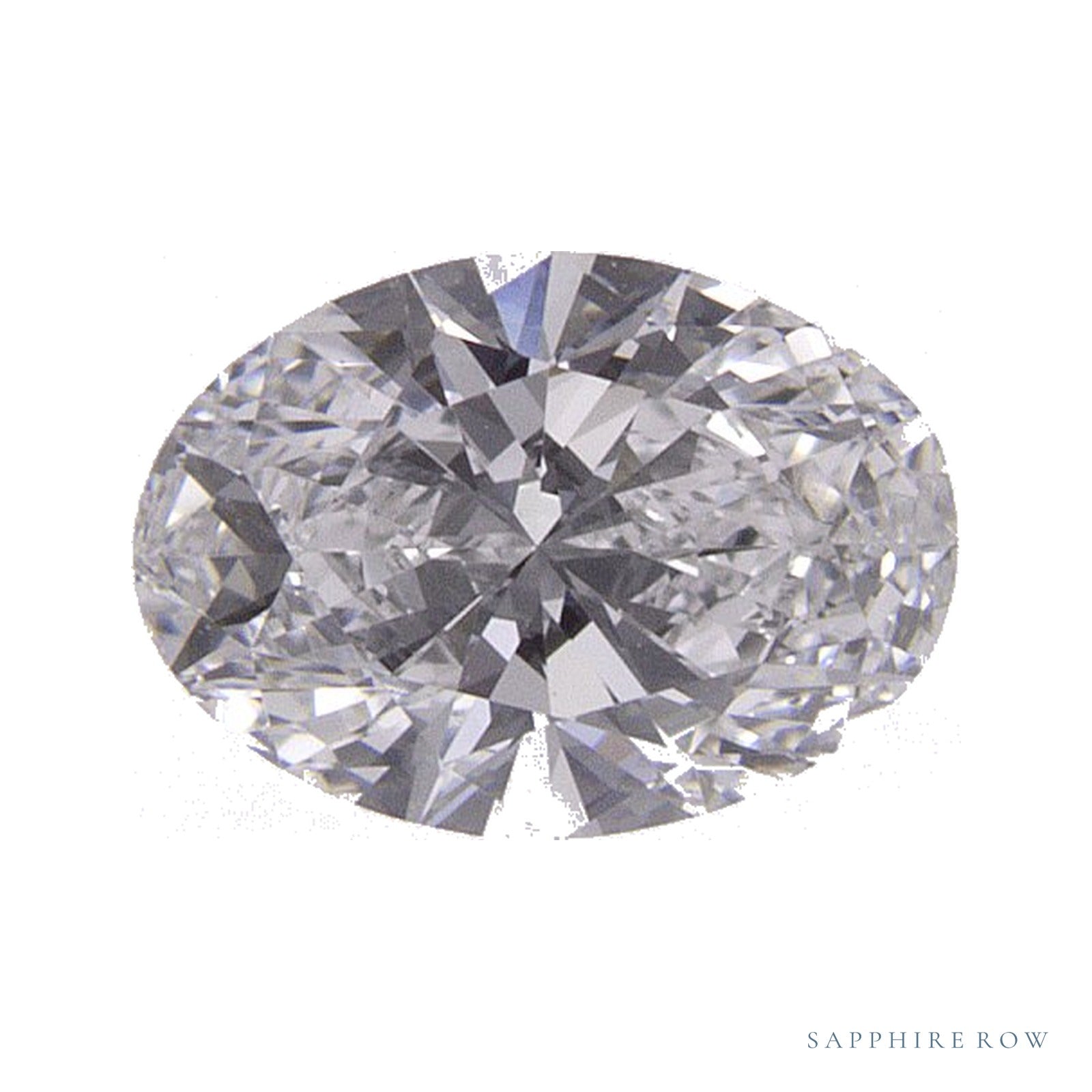 0.56 ct lab-grown diamond, oval cut | Sapphire Row · cut4