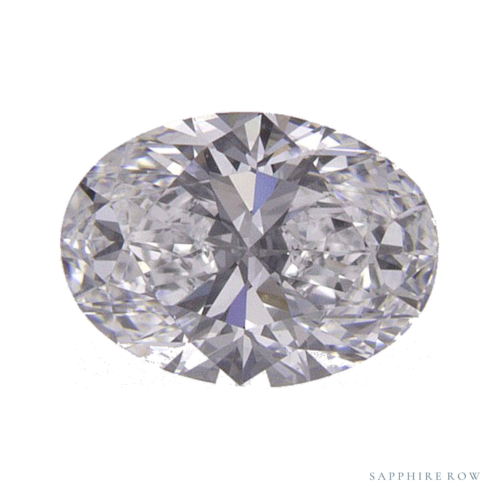 0.56 ct lab-grown diamond, oval cut | Sapphire Row · cut4