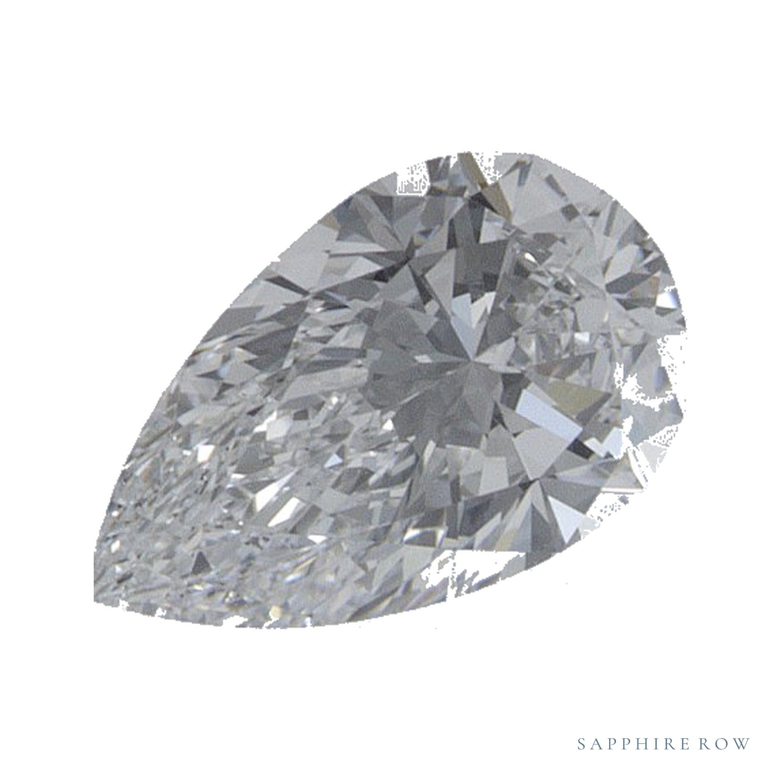 0.56 ct lab-grown diamond, pear cut | Sapphire Row · cut4