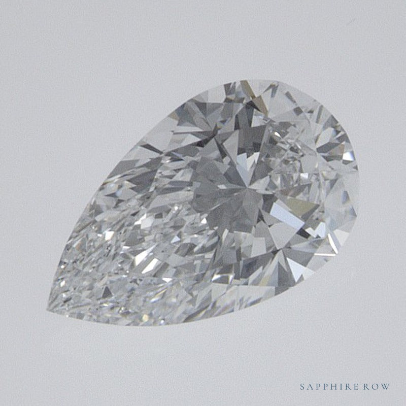 0.56 ct lab-grown diamond, pear cut | Sapphire Row · cut7