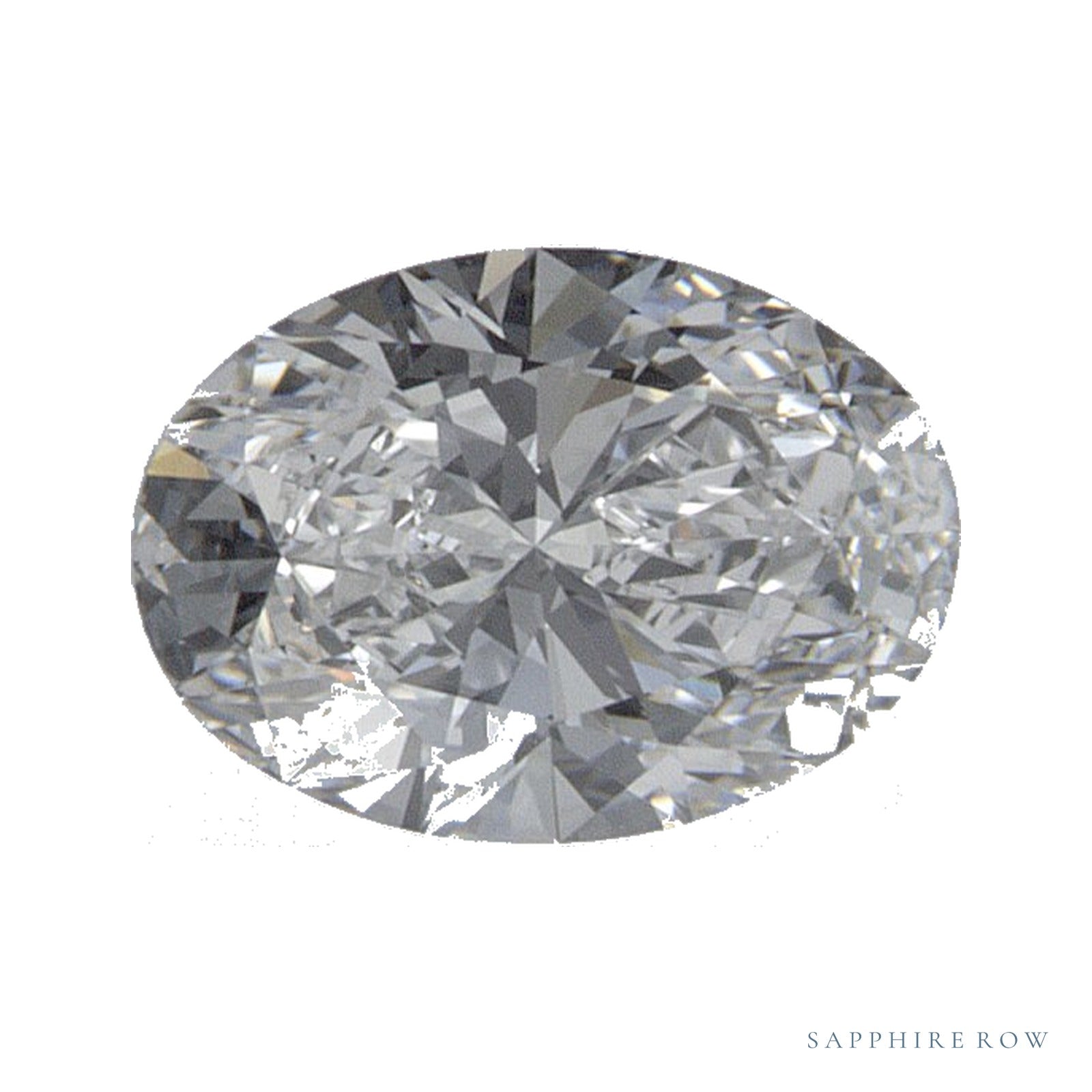 0.56 ct lab-grown diamond, oval cut | Sapphire Row · cut4