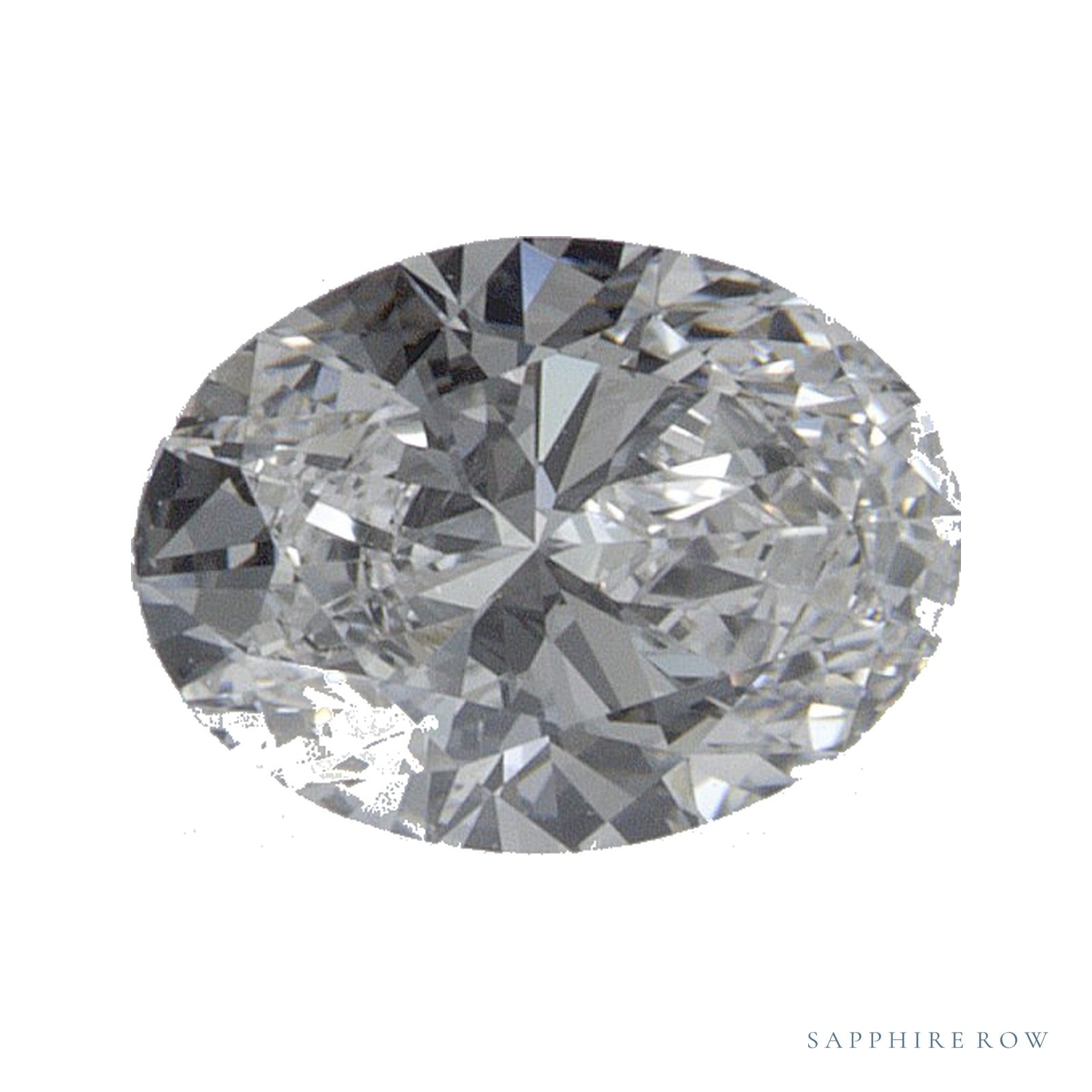 0.56 ct lab-grown diamond, oval cut | Sapphire Row · cut4