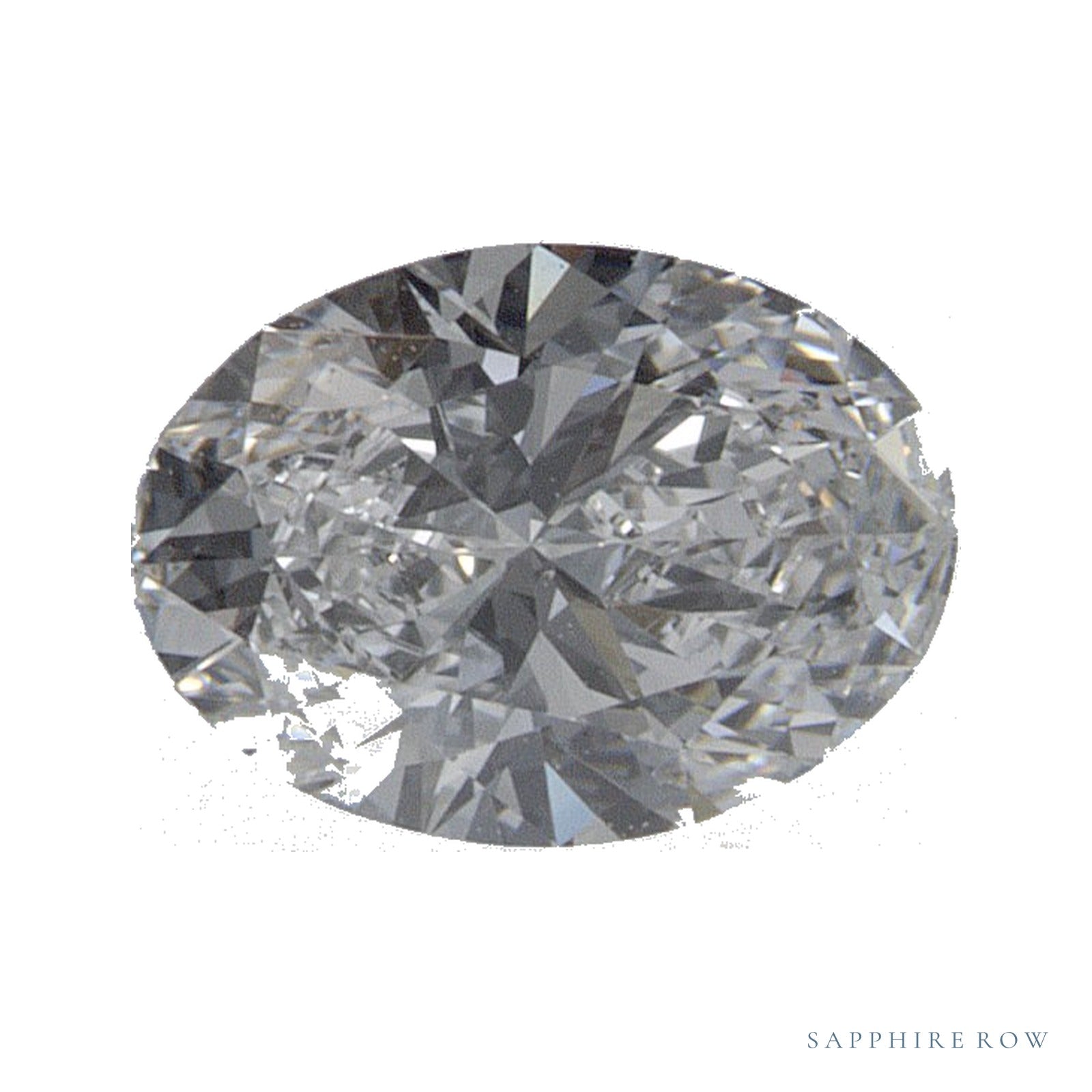 0.56 ct lab-grown diamond, oval cut | Sapphire Row · cut4
