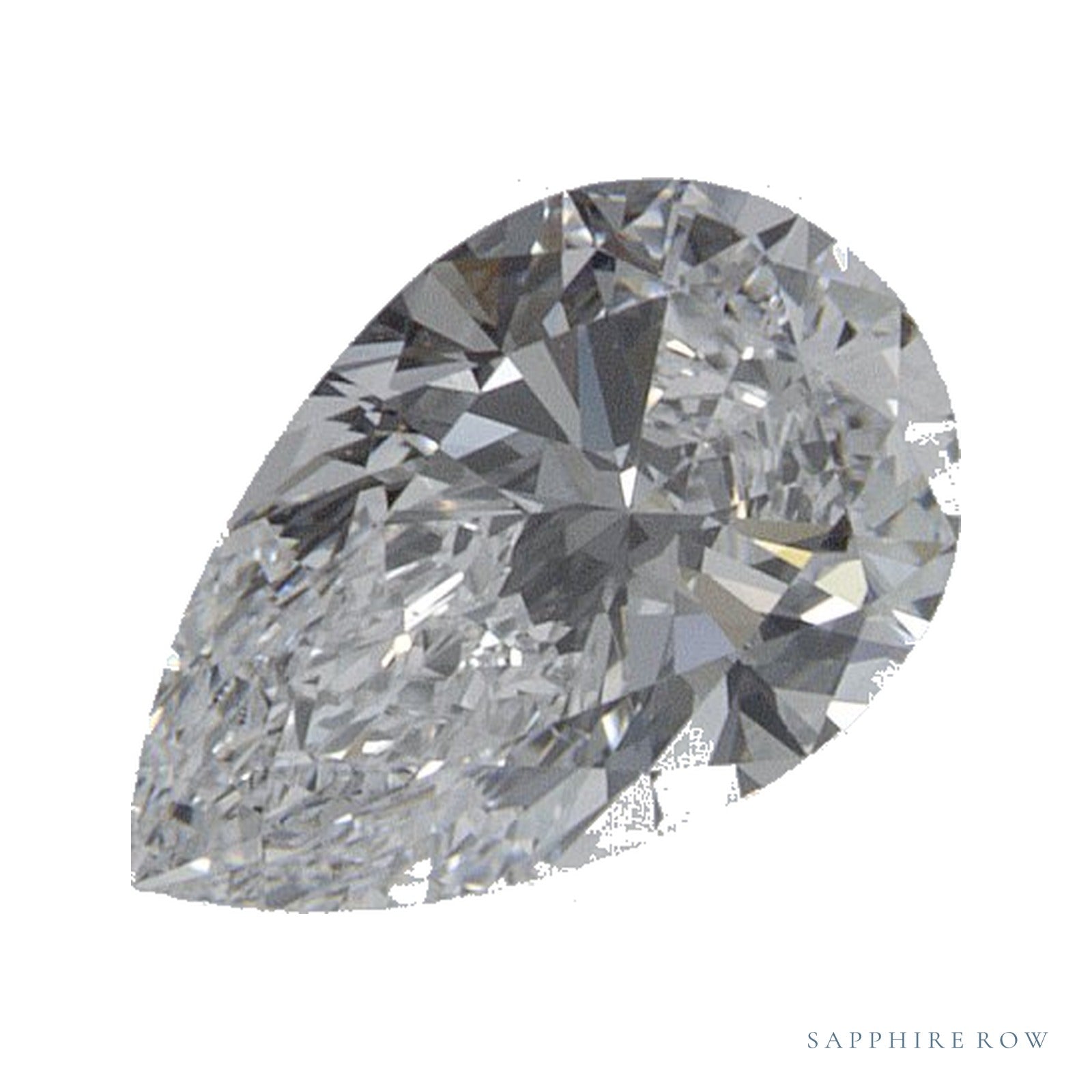 0.56 ct lab-grown diamond, pear cut | Sapphire Row · cut4