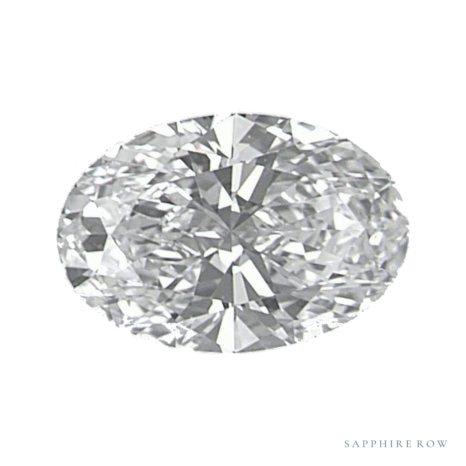 0.56 ct lab-grown diamond, oval cut | Sapphire Row · cut4