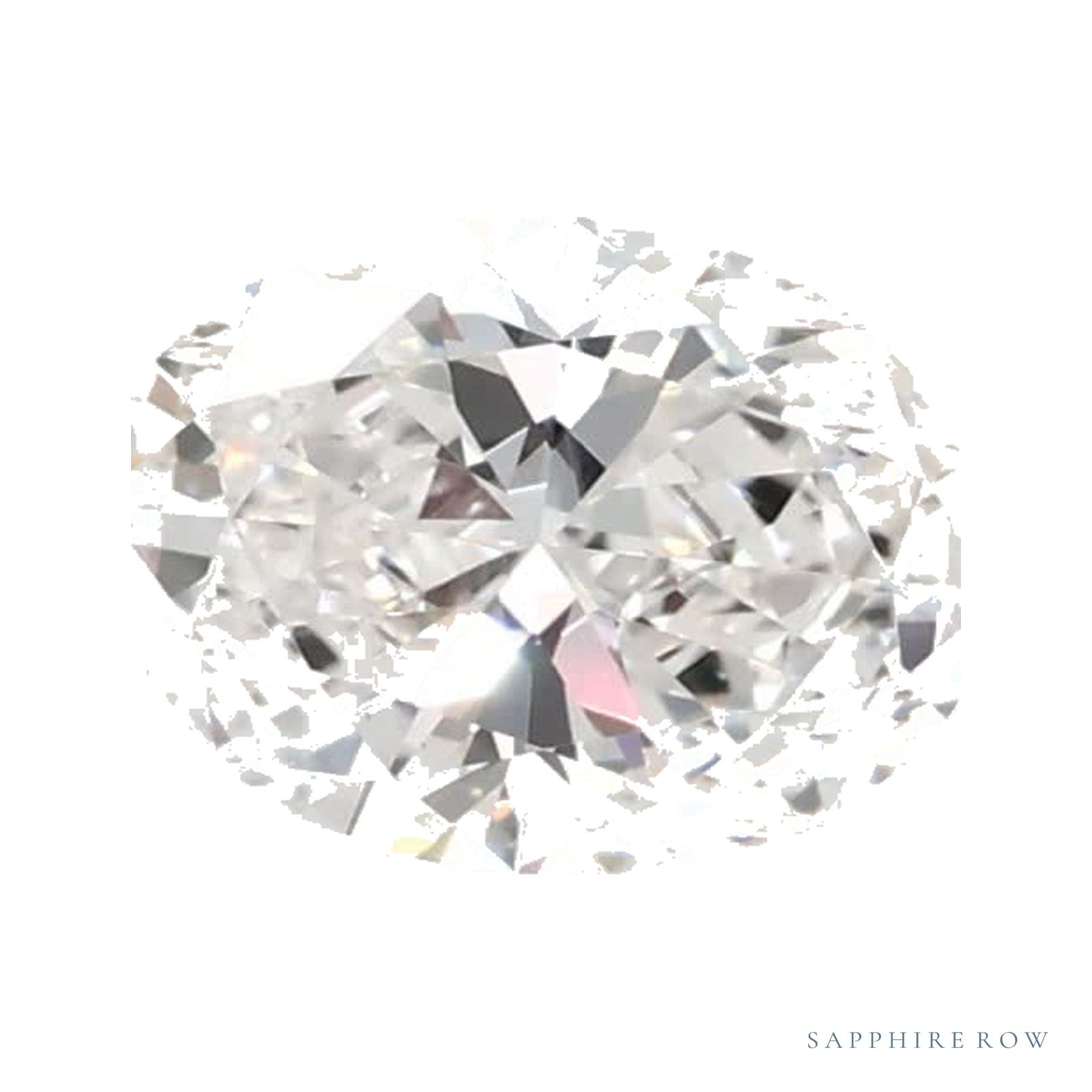 0.56 ct lab-grown diamond, oval cut | Sapphire Row · cut4