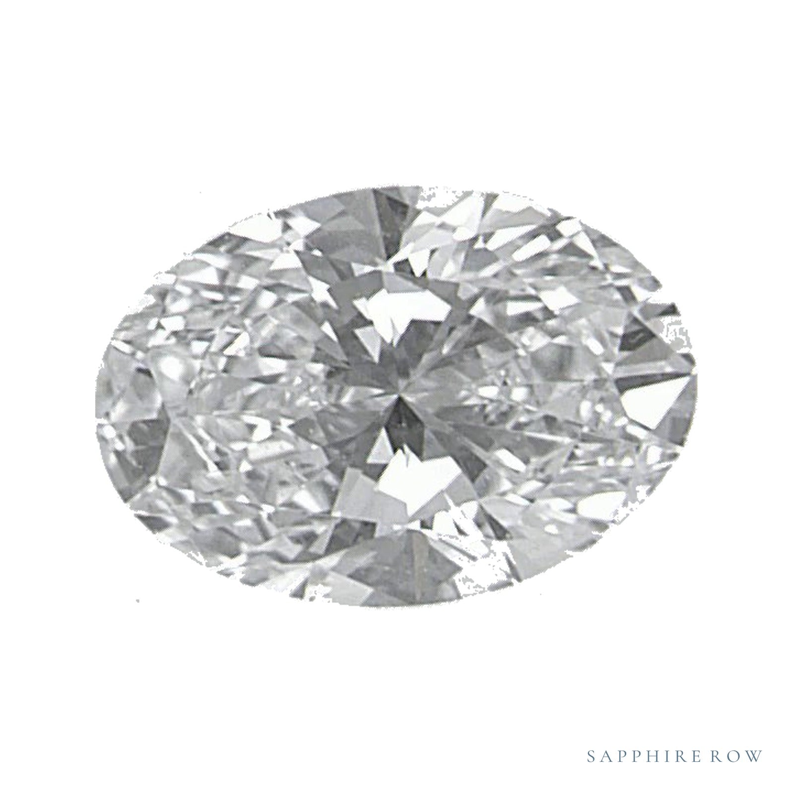 0.56 ct lab-grown diamond, oval cut | Sapphire Row · cut4