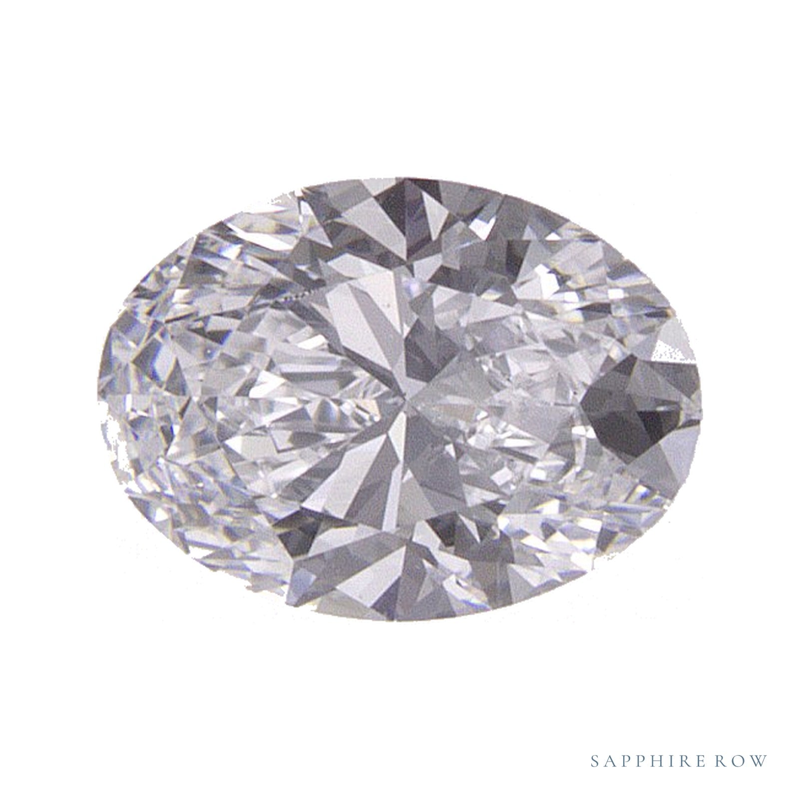 0.56 ct lab-grown diamond, oval cut | Sapphire Row · cut4
