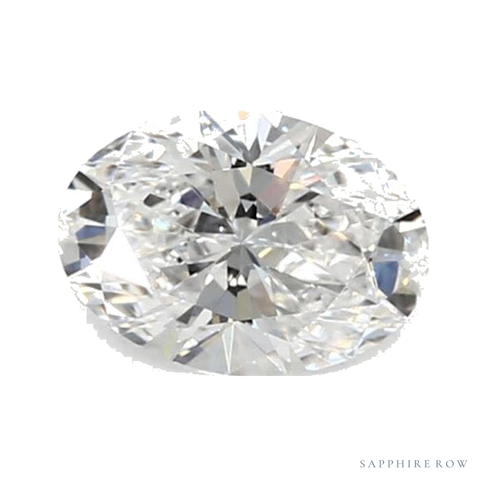 0.56 ct lab-grown diamond, oval cut | Sapphire Row · cut4