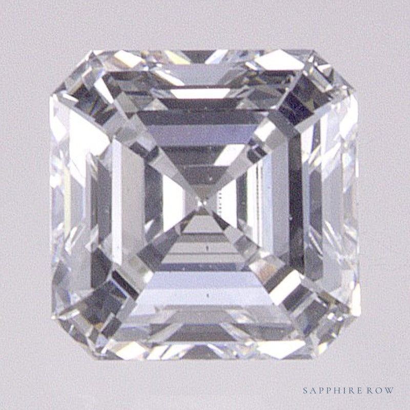 0.55 ct lab-grown diamond, asscher cut | Sapphire Row · cut7