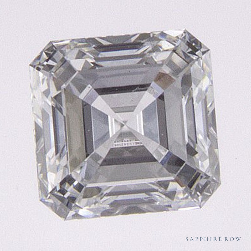 0.55 ct lab-grown diamond, asscher cut | Sapphire Row · cut7