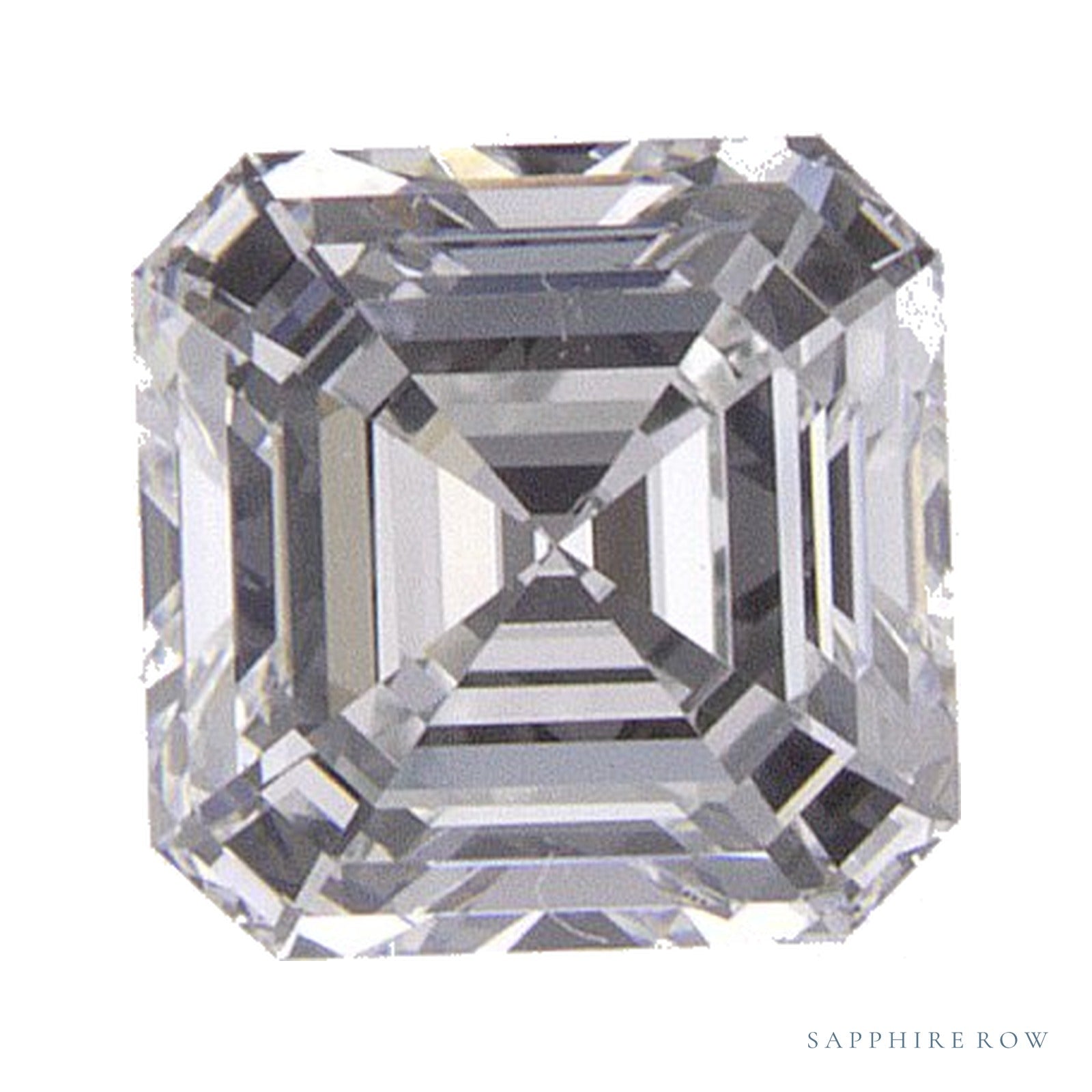 0.55 ct lab-grown diamond, asscher cut | Sapphire Row · cut4