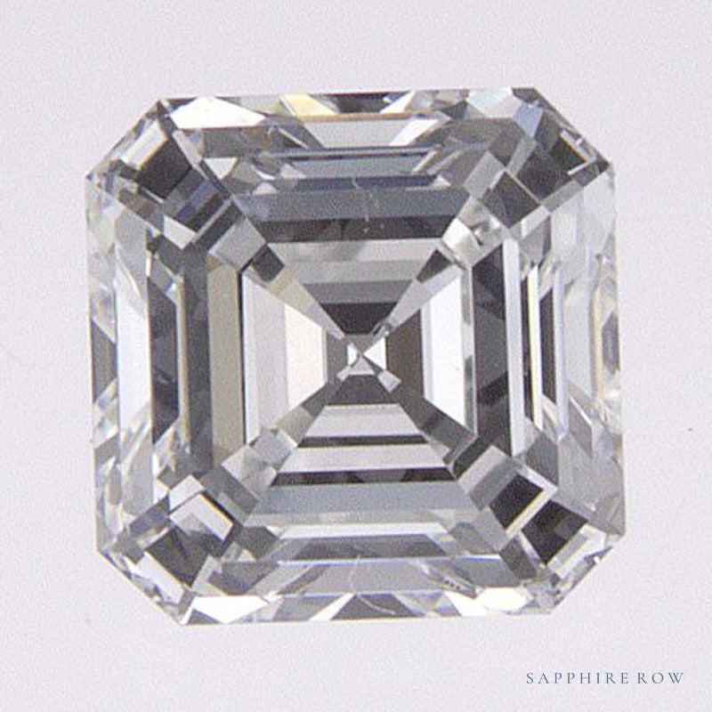 0.55 ct lab-grown diamond, asscher cut | Sapphire Row · cut7