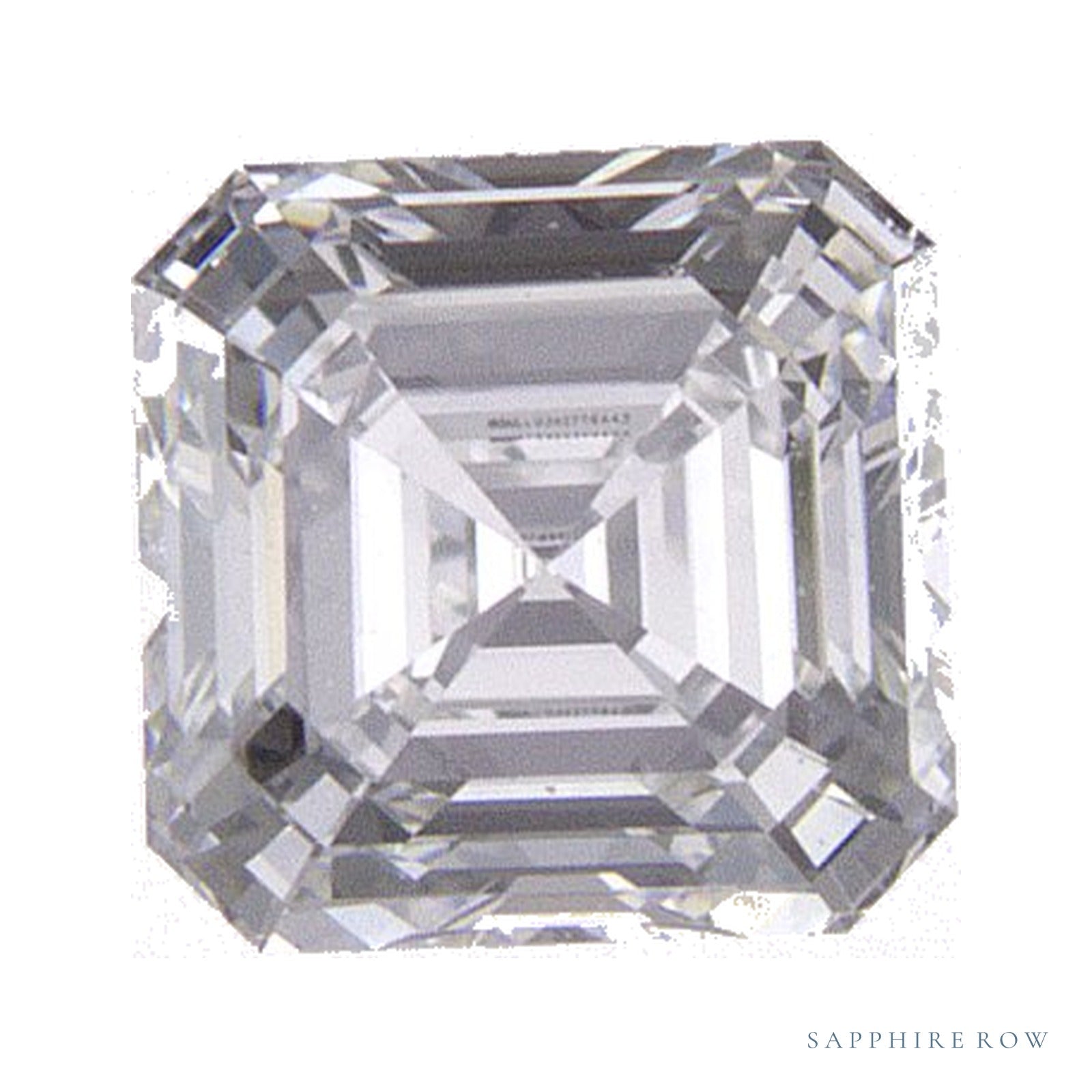 0.55 ct lab-grown diamond, asscher cut | Sapphire Row · cut4