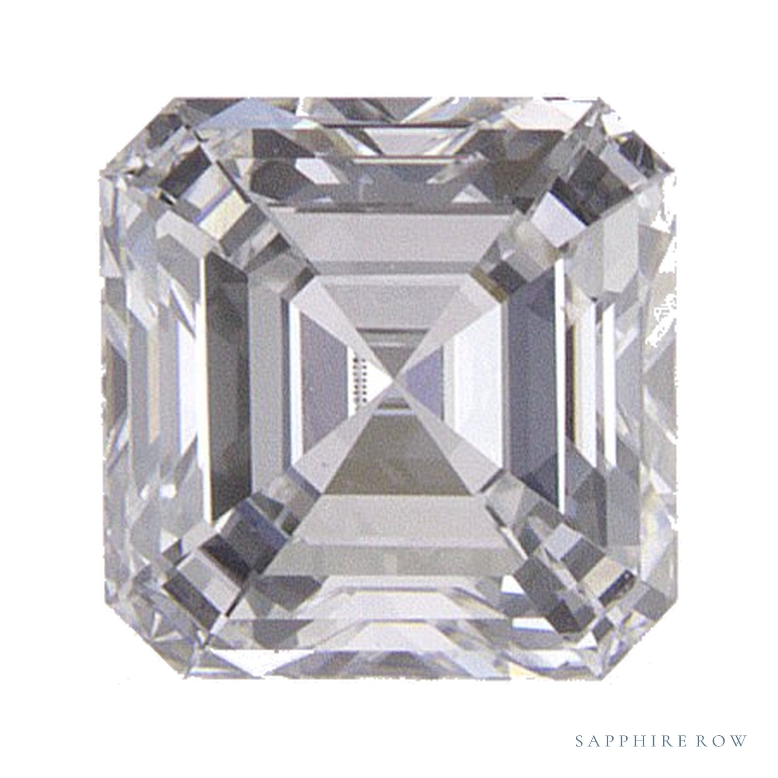 0.55 ct lab-grown diamond, asscher cut | Sapphire Row · cut4