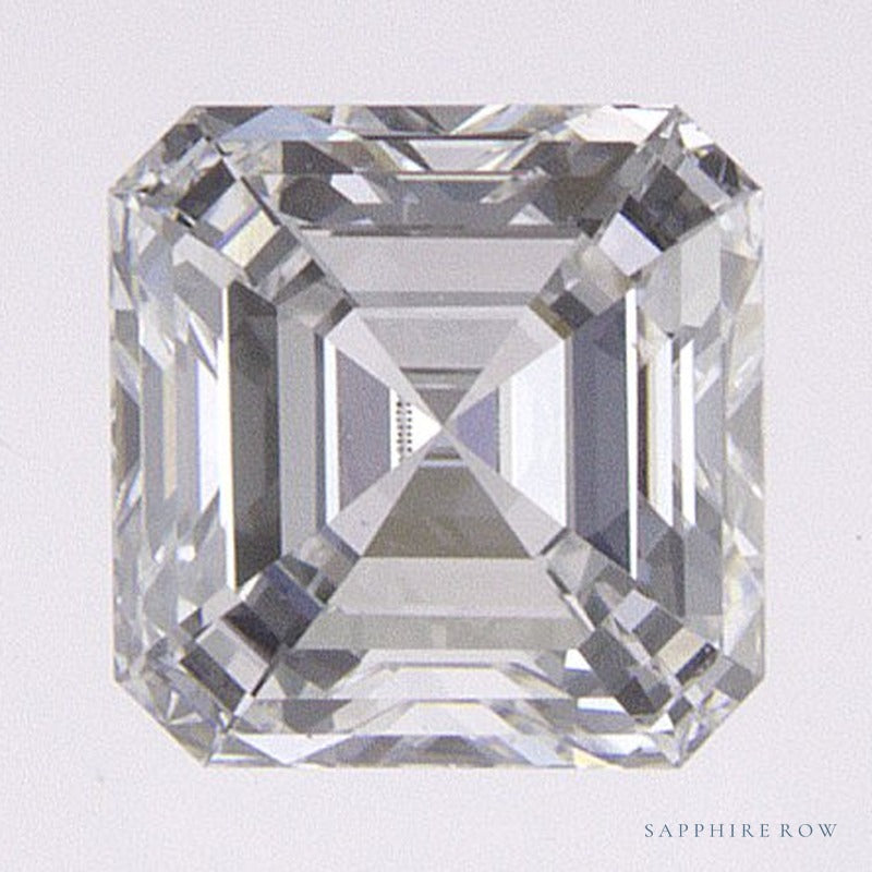 0.55 ct lab-grown diamond, asscher cut | Sapphire Row · cut7