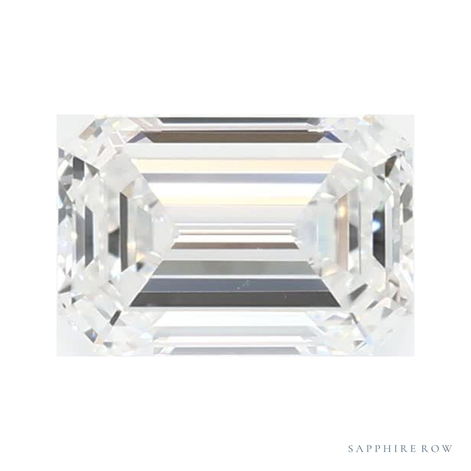 0.55 ct lab-grown diamond, emerald cut | Sapphire Row · cut4