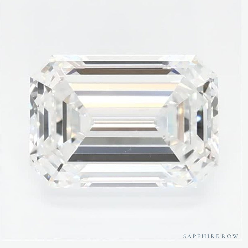 0.55 ct lab-grown diamond, emerald cut | Sapphire Row · cut6