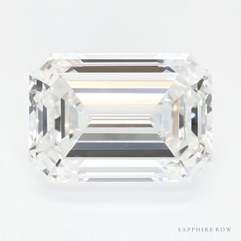 0.55 ct lab-grown diamond, emerald cut | Sapphire Row · cut7