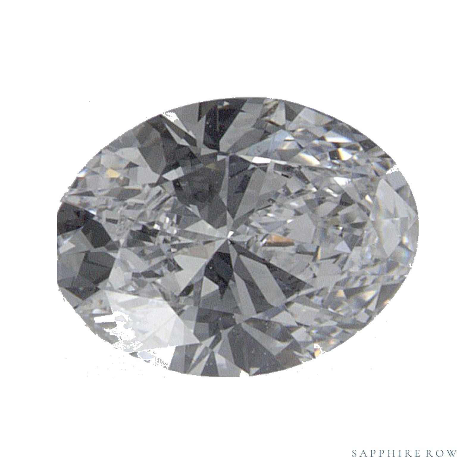 0.55 ct lab-grown diamond, oval cut | Sapphire Row · cut4