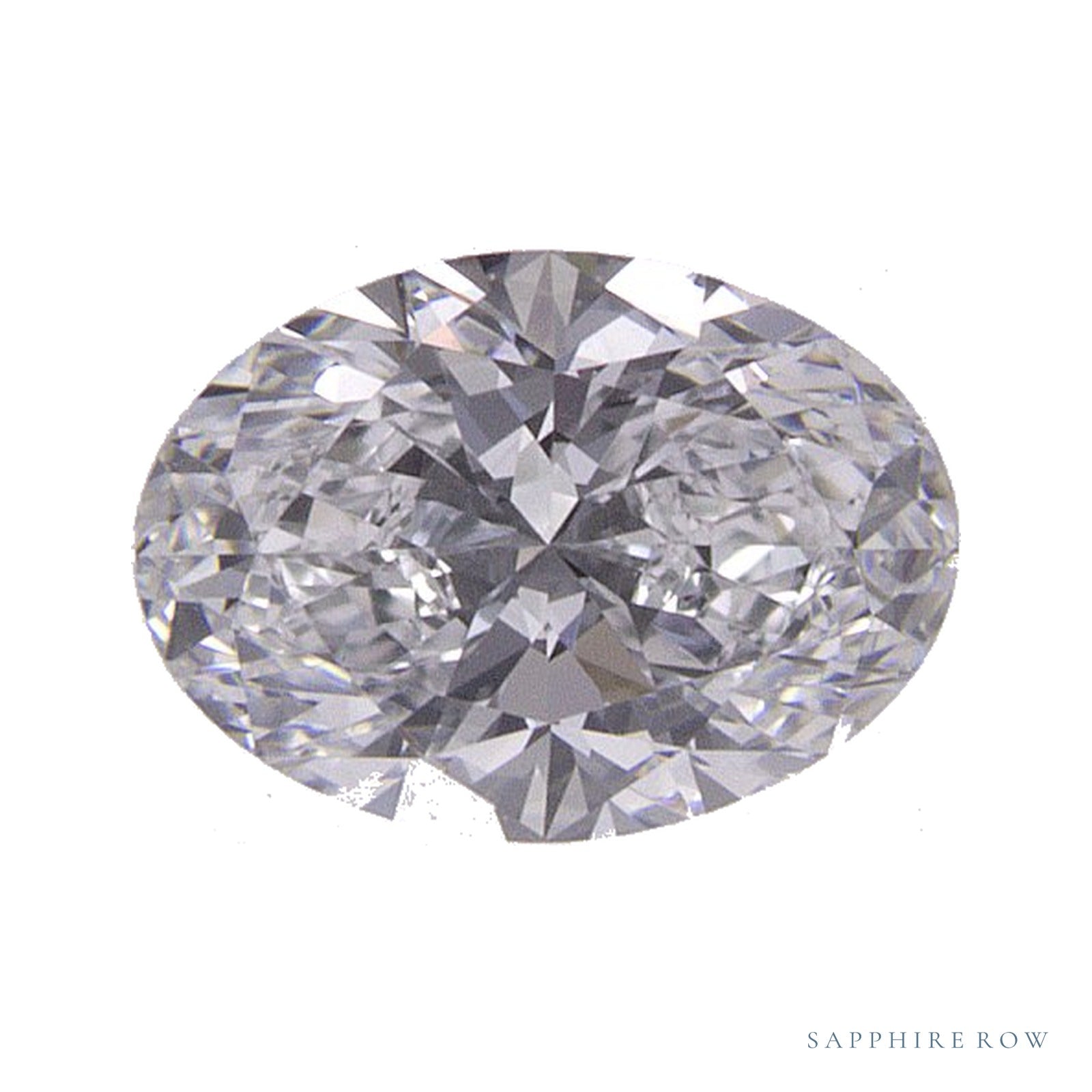 0.55 ct lab-grown diamond, oval cut | Sapphire Row · cut4