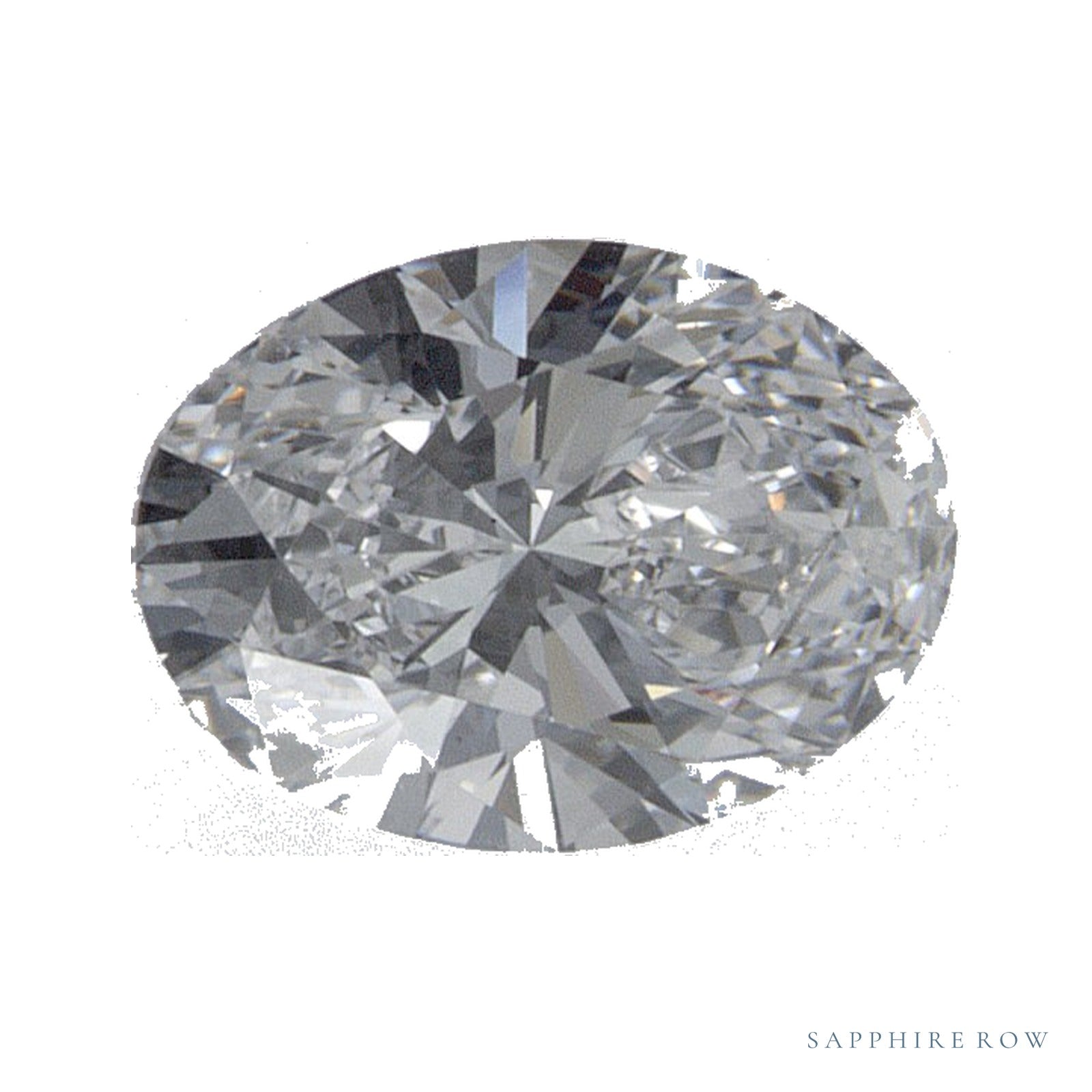 0.55 ct lab-grown diamond, oval cut | Sapphire Row · cut4