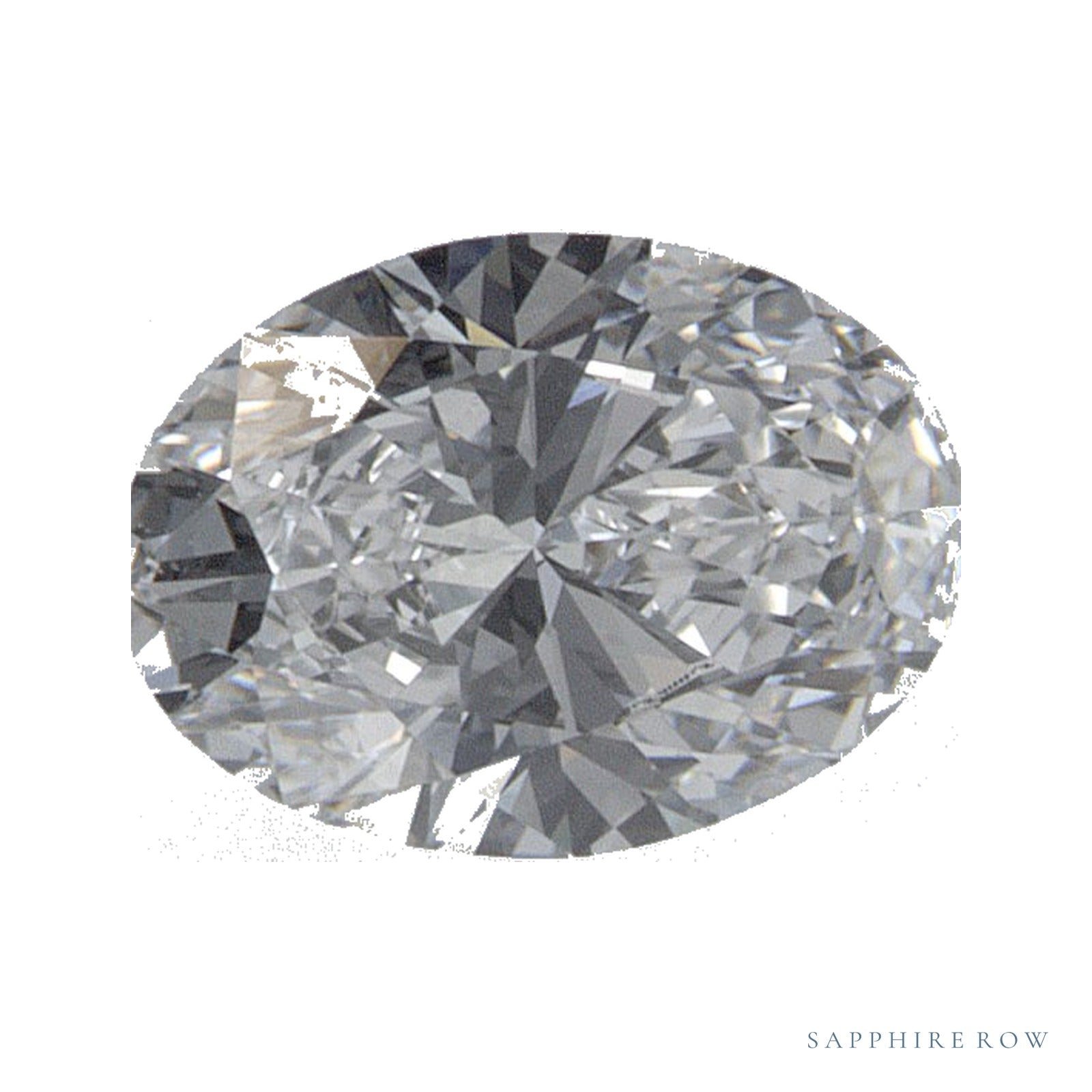 0.55 ct lab-grown diamond, oval cut | Sapphire Row · cut4