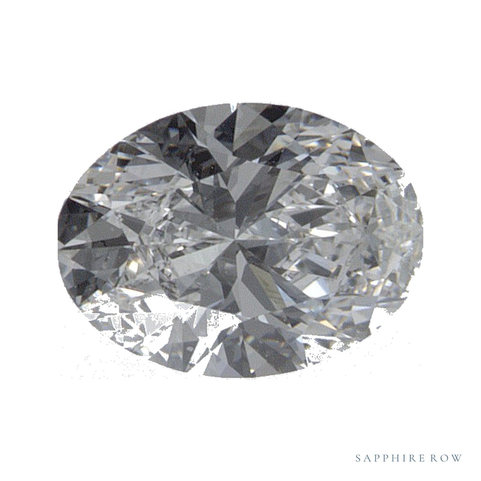 0.55 ct lab-grown diamond, oval cut | Sapphire Row · cut4