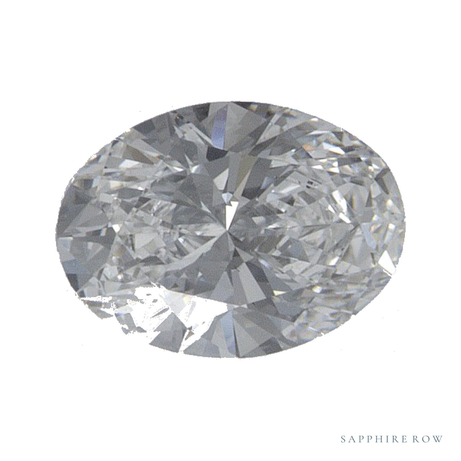 0.55 ct lab-grown diamond, oval cut | Sapphire Row · cut4