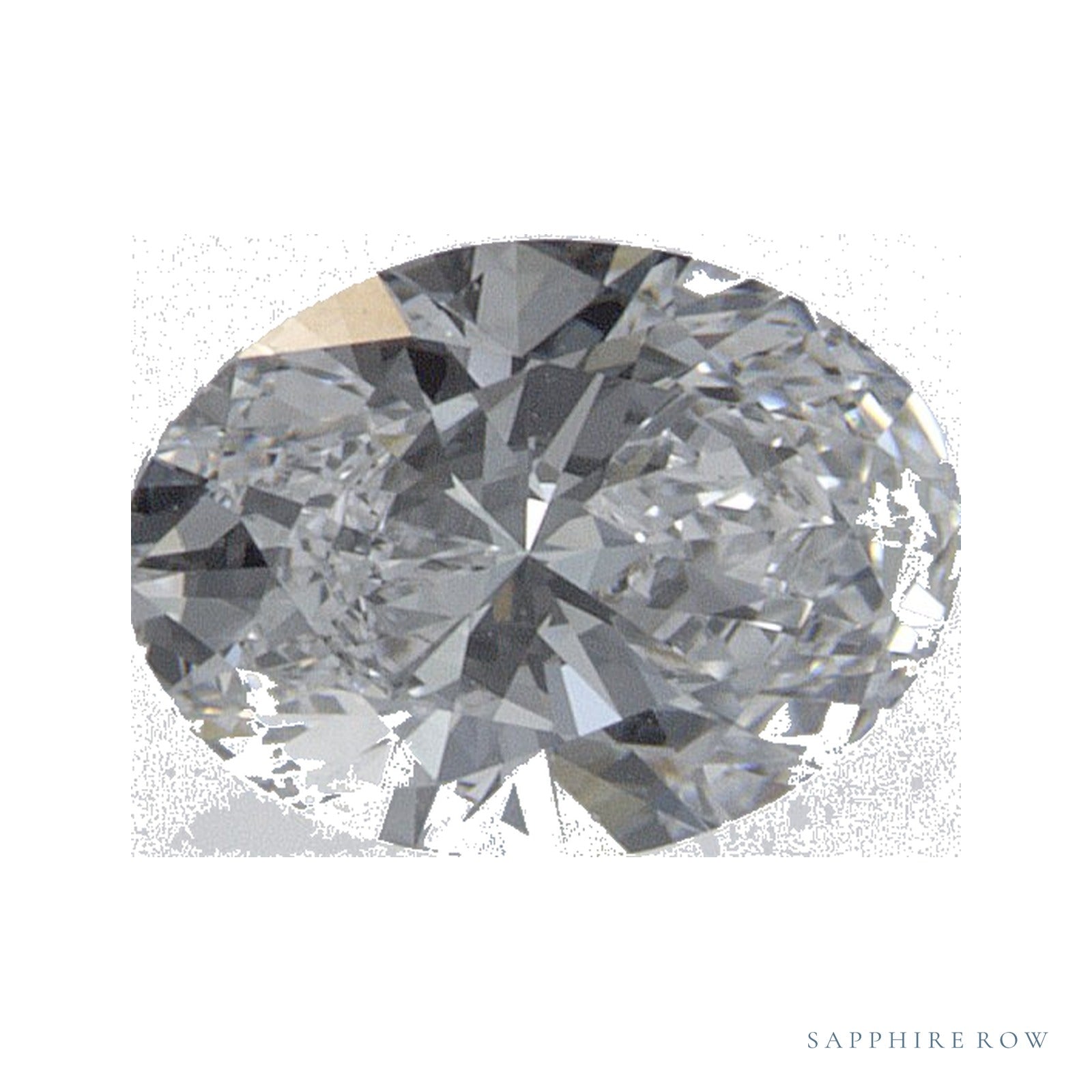 0.55 ct lab-grown diamond, oval cut | Sapphire Row · cut4