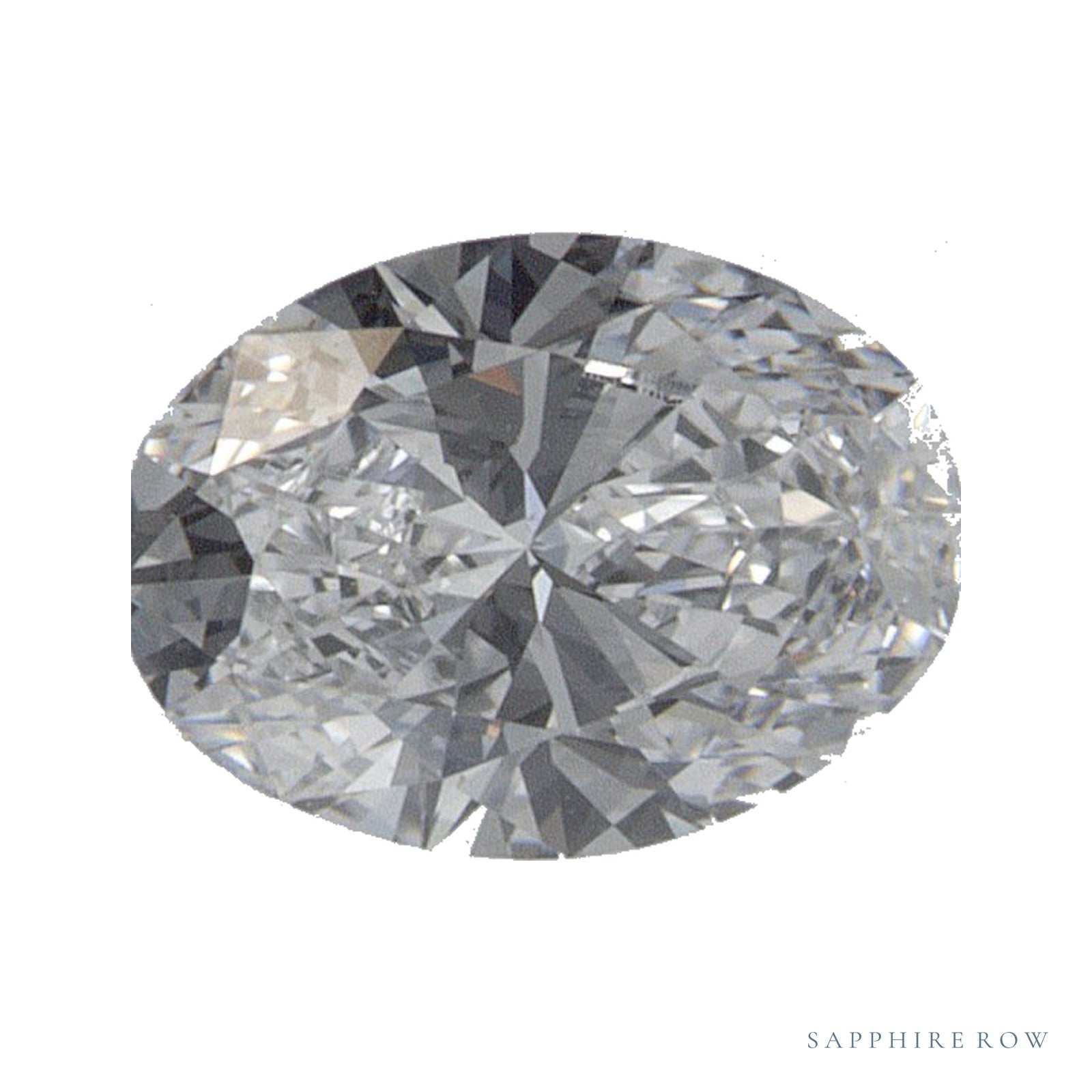 0.55 ct lab-grown diamond, oval cut | Sapphire Row · cut4