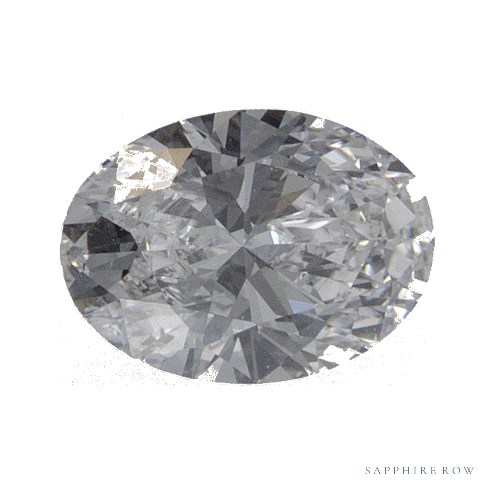 0.55 ct lab-grown diamond, oval cut | Sapphire Row · cut4