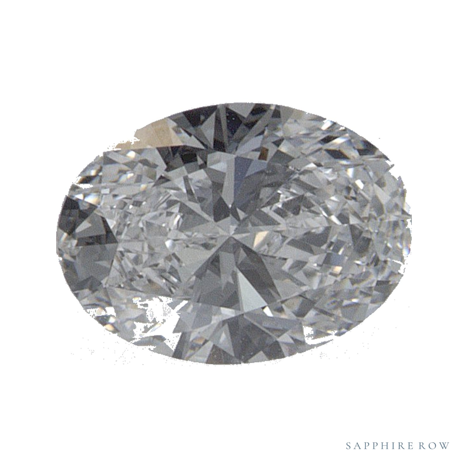 0.55 ct lab-grown diamond, oval cut | Sapphire Row · cut4