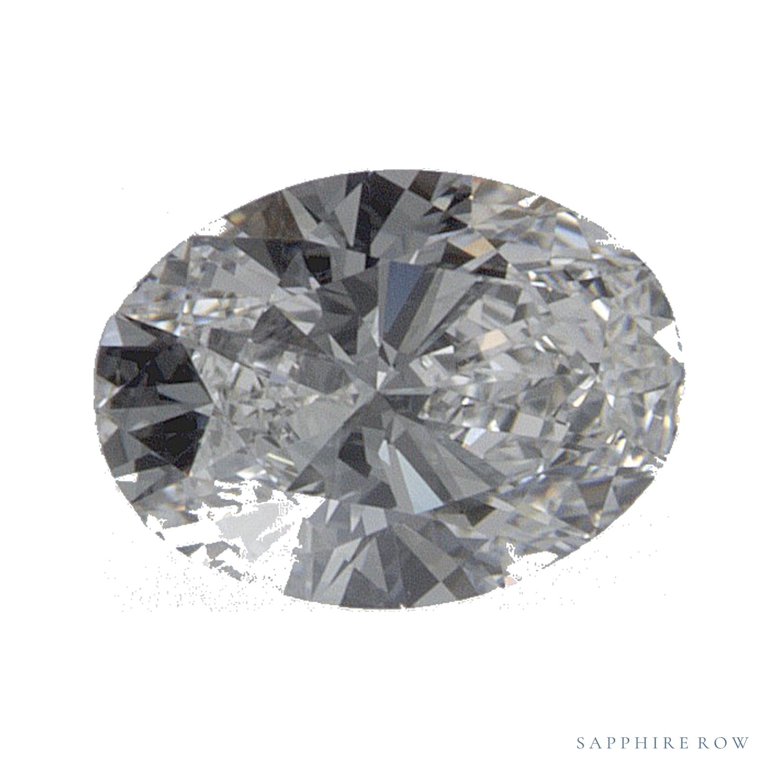 0.55 ct lab-grown diamond, oval cut | Sapphire Row · cut4