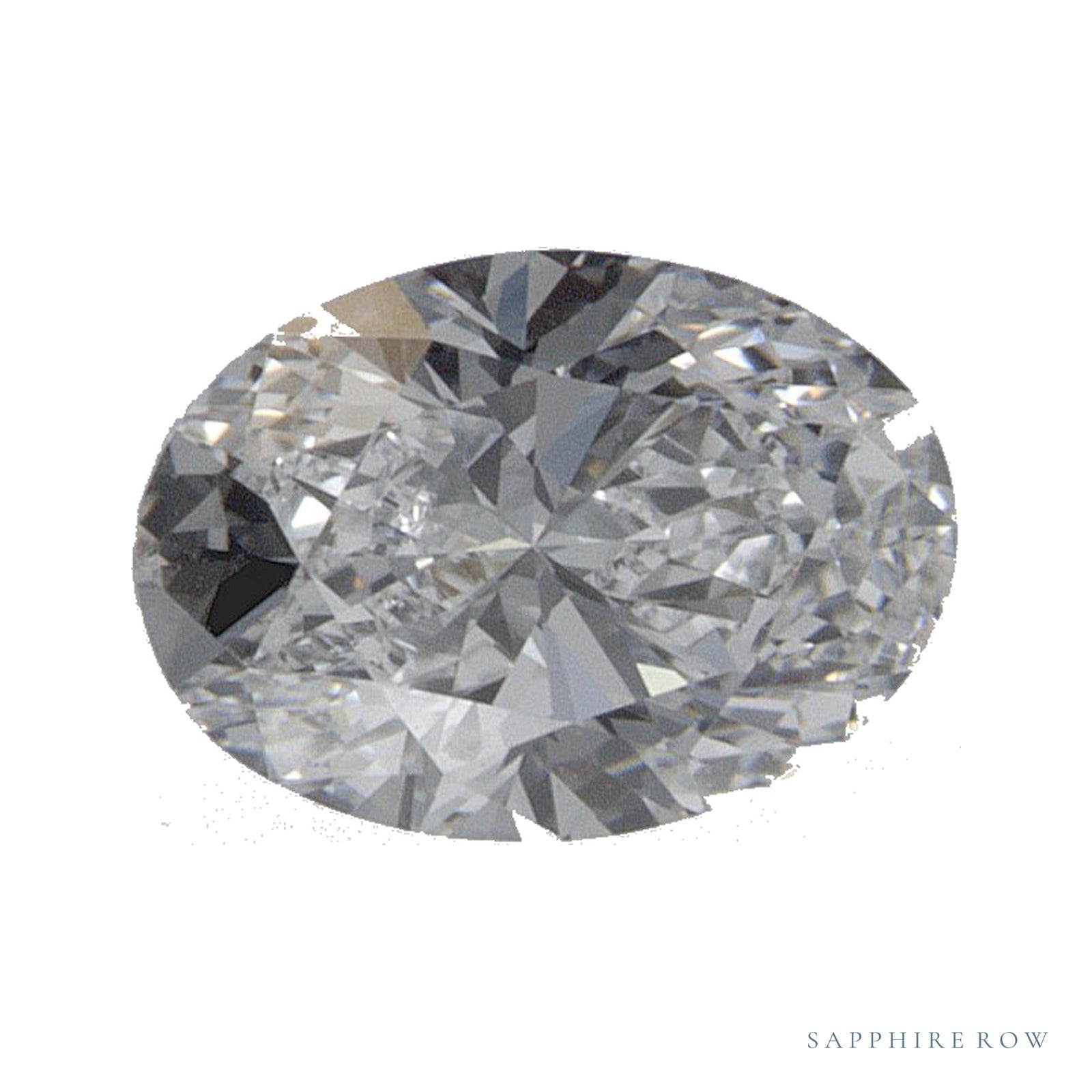 0.55 ct lab-grown diamond, oval cut | Sapphire Row · cut4