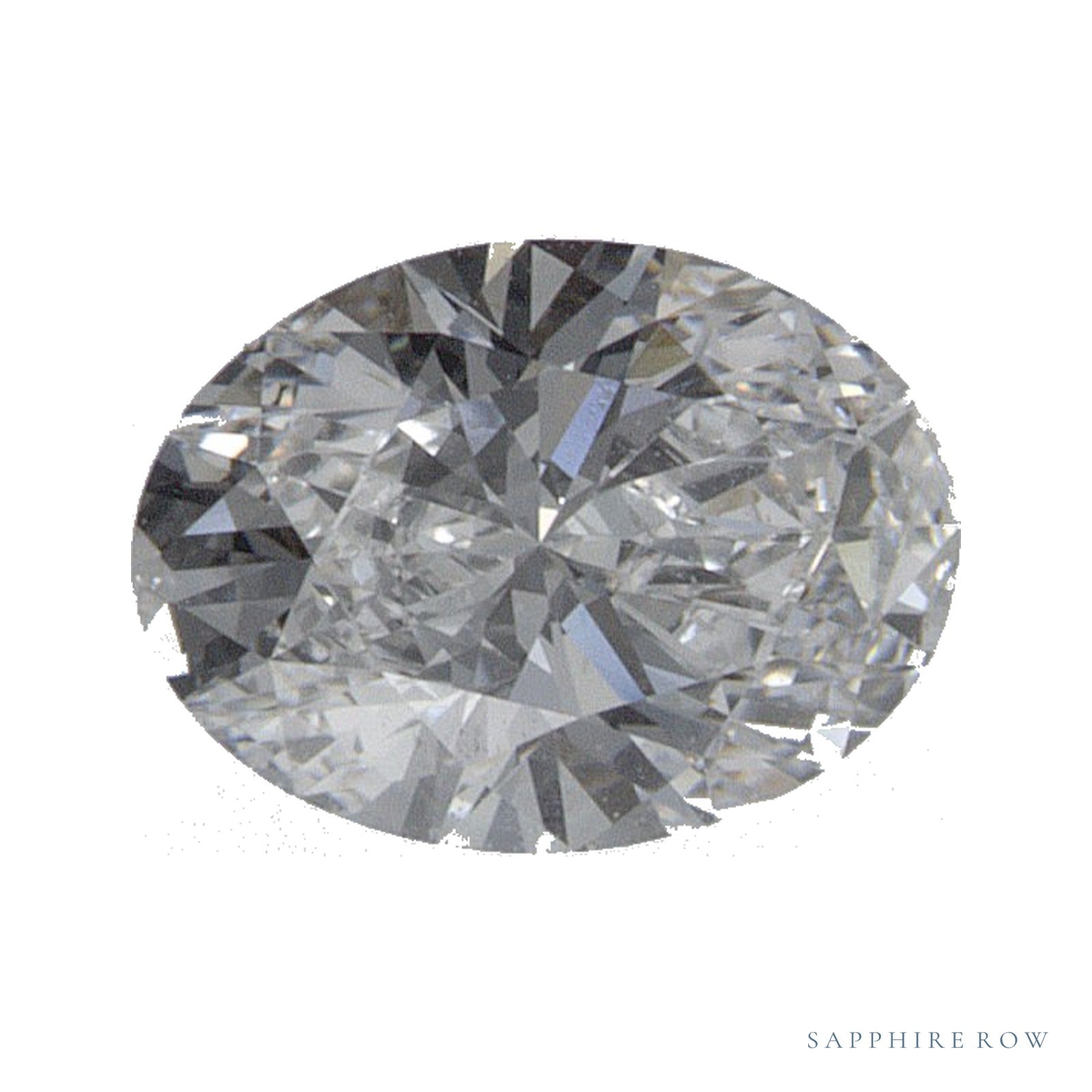 0.55 ct lab-grown diamond, oval cut | Sapphire Row · cut4