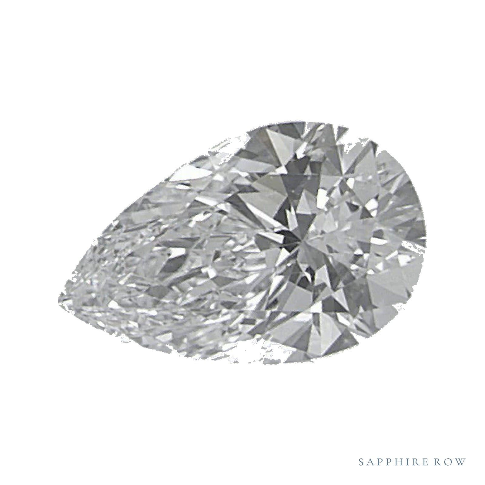 0.55 ct lab-grown diamond, pear cut | Sapphire Row · cut4