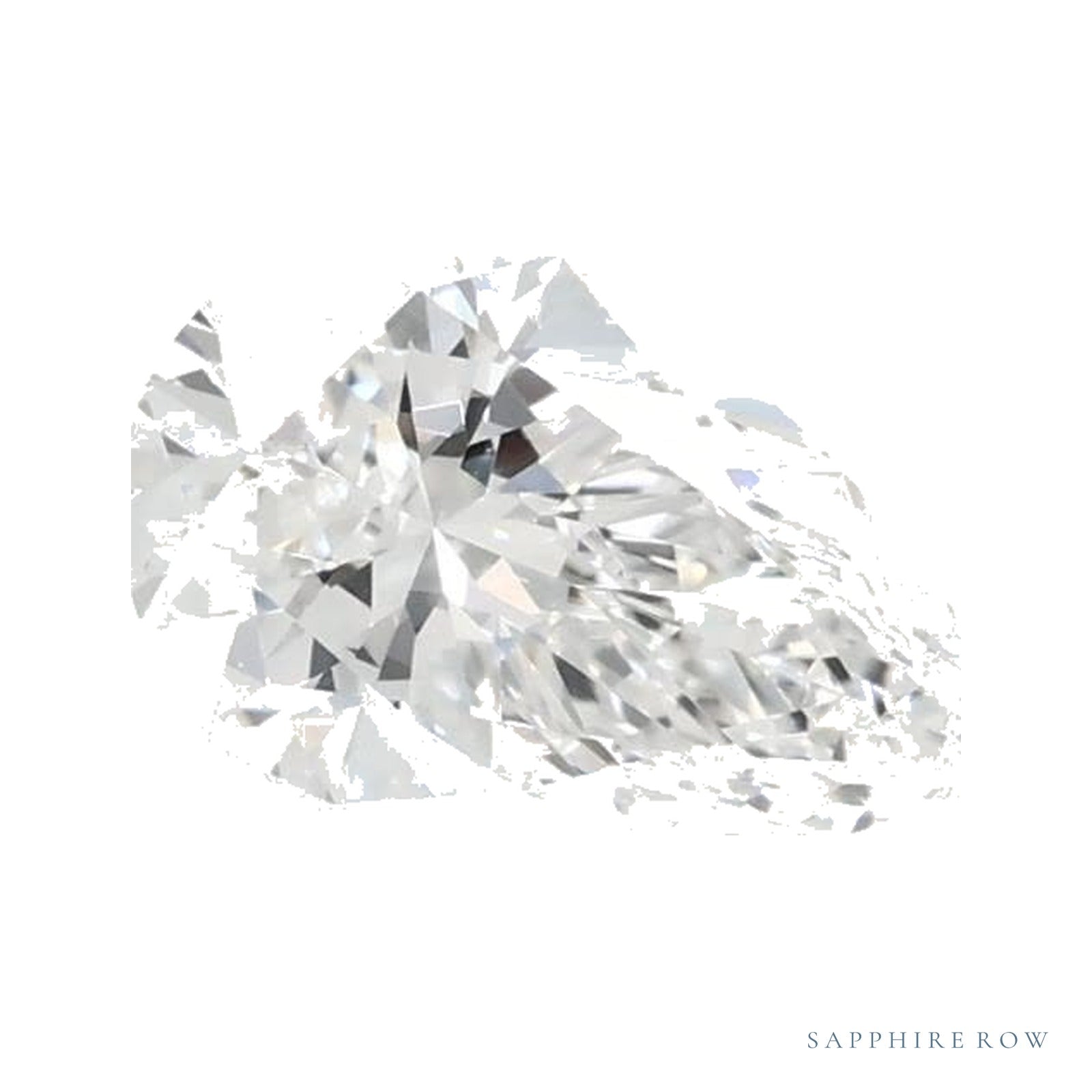 0.55 ct lab-grown diamond, pear cut | Sapphire Row · cut4
