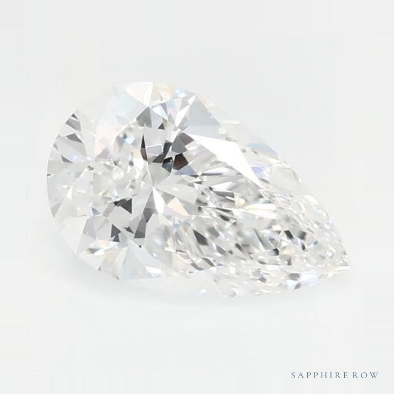 0.55 ct lab-grown diamond, pear cut | Sapphire Row · cut7