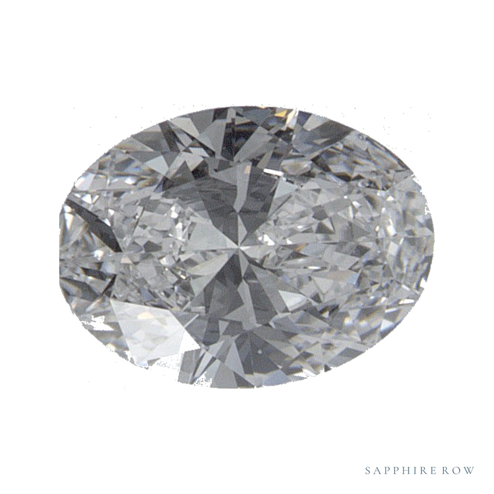 0.55 ct lab-grown diamond, oval cut | Sapphire Row · cut4