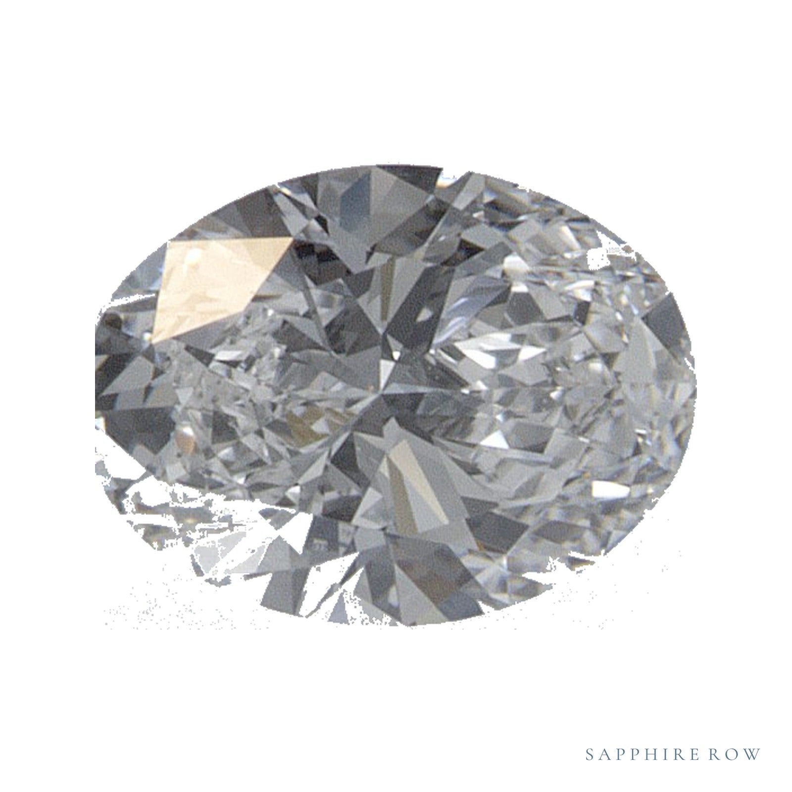 0.55 ct lab-grown diamond, oval cut | Sapphire Row · cut4