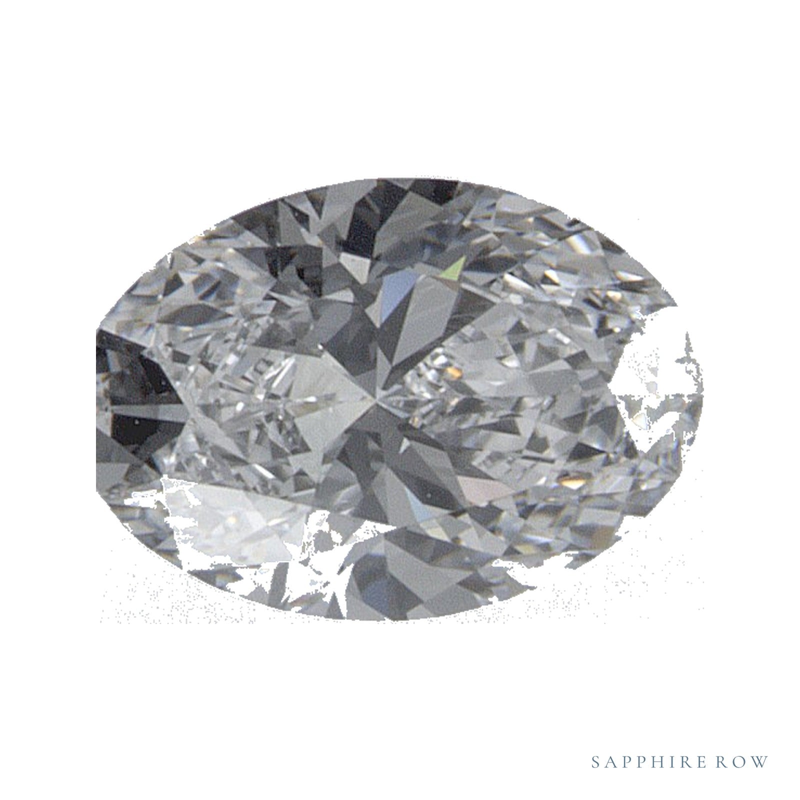 0.55 ct lab-grown diamond, oval cut | Sapphire Row · cut4