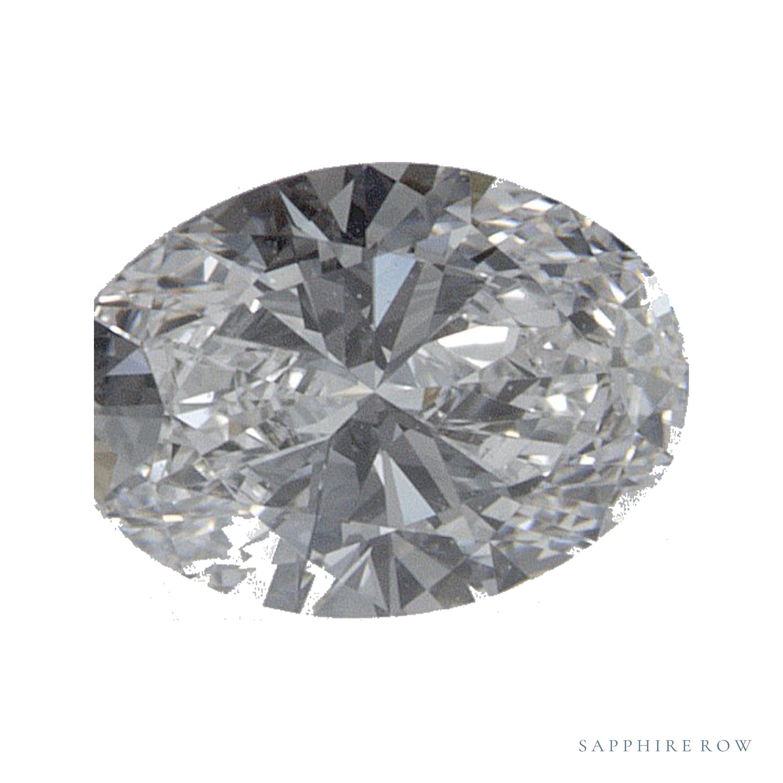 0.55 ct lab-grown diamond, oval cut | Sapphire Row · cut4